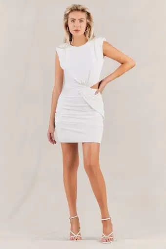 Misha Collection Tomasina Mini Dress White Size 10 