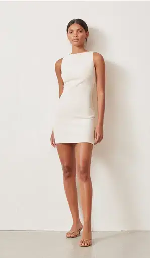 Bec & Bridge Raphaela Mini Dress in Vanilla Size 8 