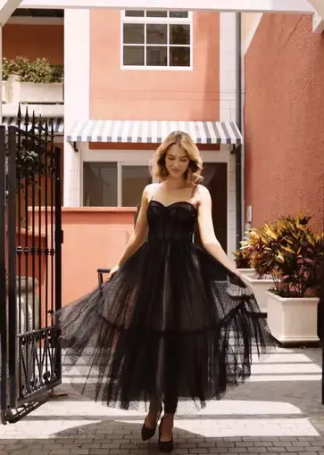 Gina Kim Paris Dress Black Size 8