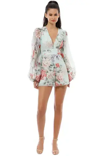 Alice McCall One by One Playsuit Print Size 10