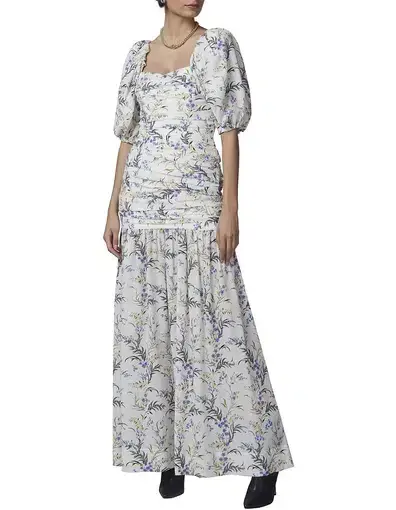 Bec & Bridge Lavender Bay Cotton Maxi Dress Print Size 6