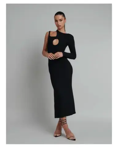 Bayse Shona Asymmetric Dress Black Size S