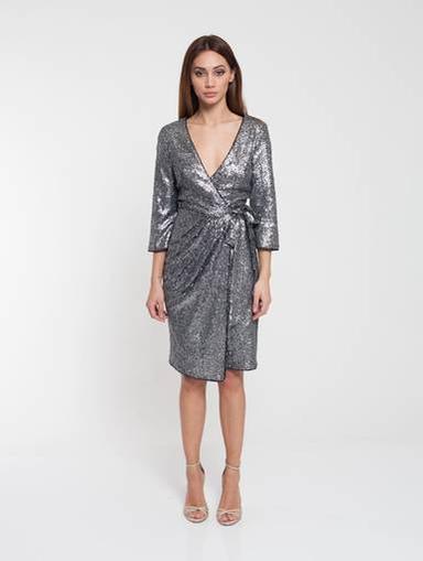 Romance Molly Sequin Sleeve Dress Size 8 & 10