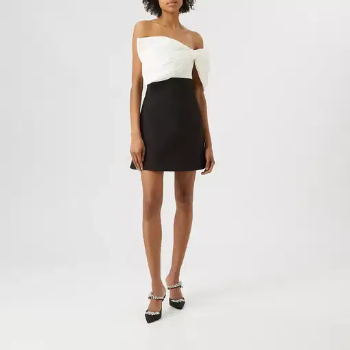 Rachel Gilbert Kace Mini Dress Black/White Size 3 / AU 12