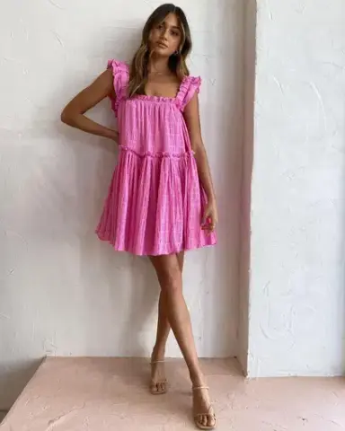 Steele Aviva Dress Pink Size M