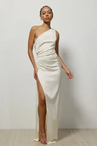 Lexi Samira Dress Cream Size 6