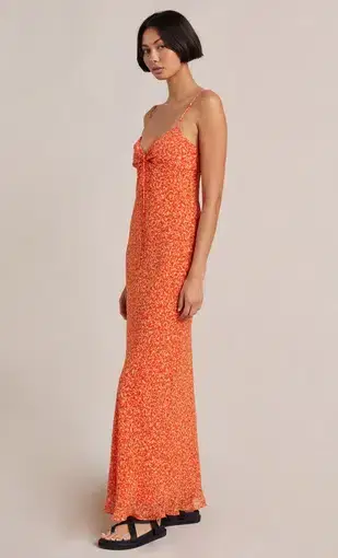 Bec & Bridge Cheri Maxi Dress Orange Size 6 