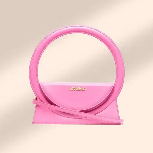 Jacquemus Le Sac Rond Shoulder Bag Pink