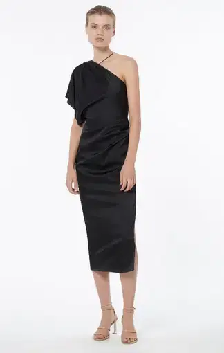 Manning Cartell Miami Heat Asymmetric Dress Black Size 10