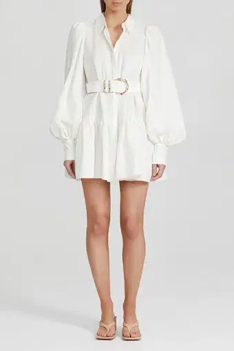 Acler Sherwood Dress Ivory White Size 6
