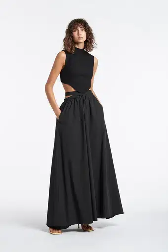 Sir the Label Signe Deconstructed Gown Black Size 10