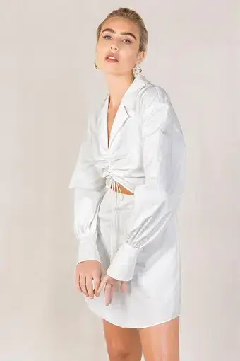 Misha Collection Narla Mini Dress White Size 6