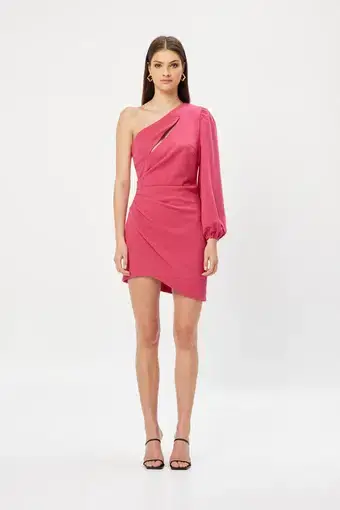 Elliatt Bermuda Dress Fuchsia Pink Size XS