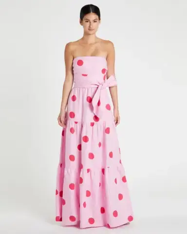 Rebecca Vallance Dalia Maxi Dress Print Size 14