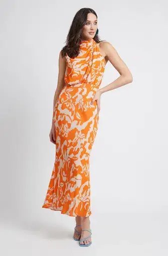Sheike Florida Dress Orange Size 10