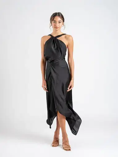 One Fell Swoop The Audrey Dress in Black Air Po Size 10