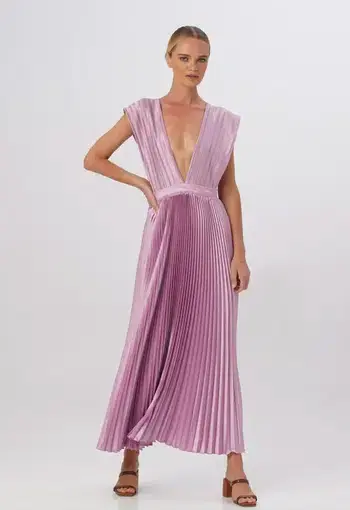 L'Idee Gala Gown Violet Size 6
