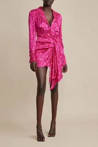 Acler Evanston Dress Fuchsia Size 6