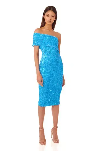 Eliya The Label Alyssa Dress Blue Size S