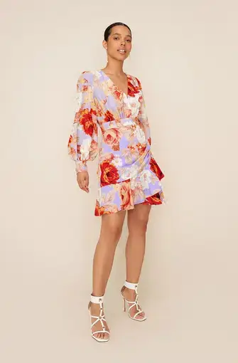 Sheike Monaco Floral Dress Print Size 6