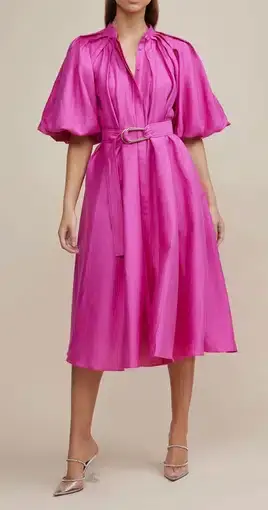 Acler Cranhurst Dress Flamingo Pink Size 8