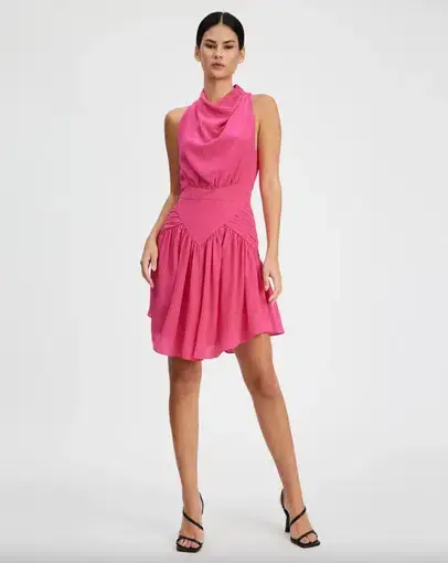 Sass & Bide Diamonds Are Forever Mini Dress Pink Size 10