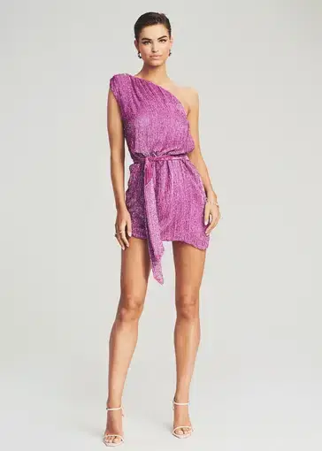 Retrofete Ella  Sequin Dress Lavender Size 8