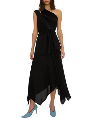 Bianca Spender Eternity Jersey Dress Black Size 8