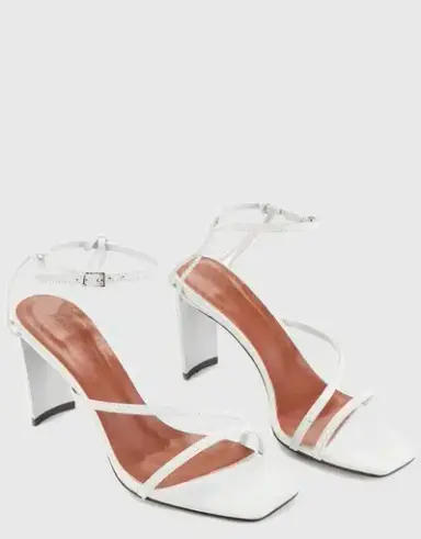 Naked Vice Cyrus Heels White 