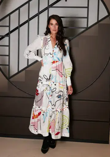 Mackenzie Mode Mode Dress Print Size 6