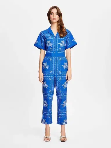 Alice McCall Midnight Sky Jumpsuit Royal Blue Size 8