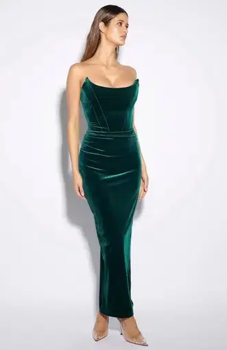 Effie Kats Koi Gown Green Size 6