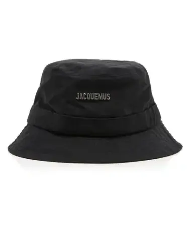 Jacquemus Le Bob Gadjo Bucket Hat Black Size 56" 