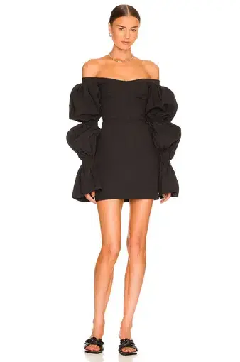 Natalie Rolt Kenzy Mini Dress Black Size 0 / Au 6