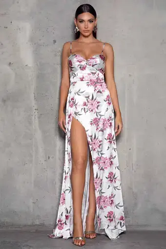 Elle Zeitoune Magnolia Floral Dress Print Size 12