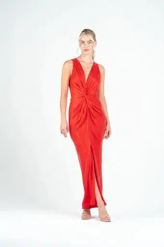 One Fell Swoop Gaia Maxi Dress Rosso Size 12