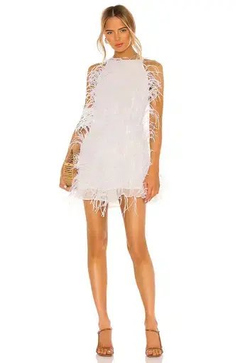 Cult Gaia Shannon Dress White Size S/ Au 8