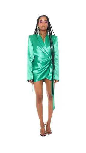Khirzad Femme Amore Jacket Emerald Green Size S/ Au 8