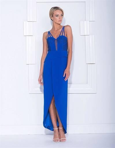 Bariano Blue Formal Gown