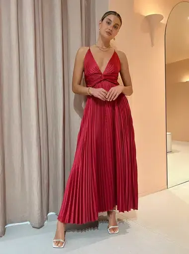Issy Orla Dress in Berry Size 14