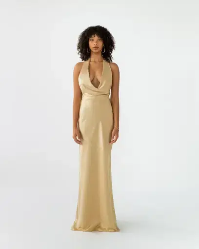 Arcina Ori Daniella Dress Gold Size XS