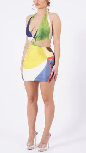 Farai London OG Gaia Dress Multicolor Size S/ AU 8