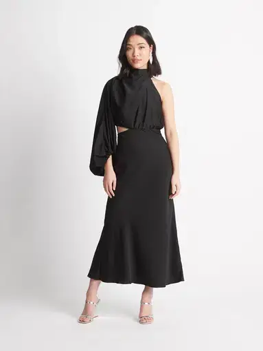 Sheike Olivia Maxi Dress Black Size 8