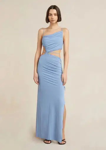 Bec & Bridge Dilkon Maxi Dress in Dusk Blue Size M / AU 10