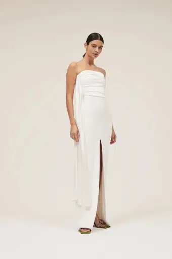 Solace London Harlow Gown Cream Size 8
