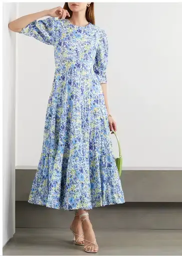 RIXO Agynees Dress Print Size S