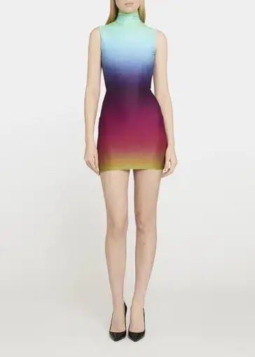 Alex Perry Ainsley Gradient Mini Dress Print Size 10