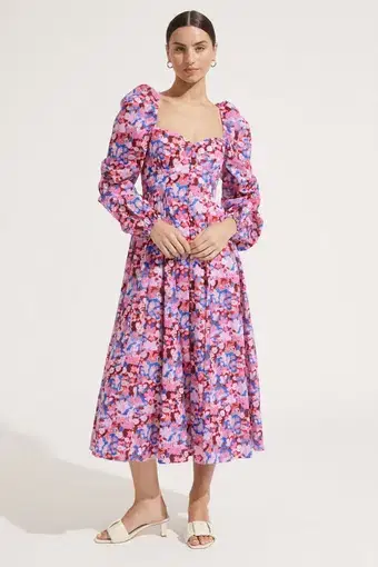 Steele Zea Dress Wild Blossom Print Size XS/ AU 6