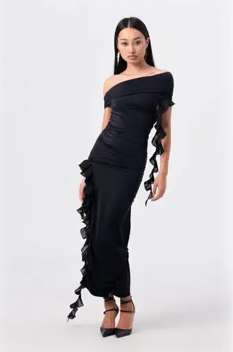 Fancì Club Assassin Dress Black Size XS / Au 6