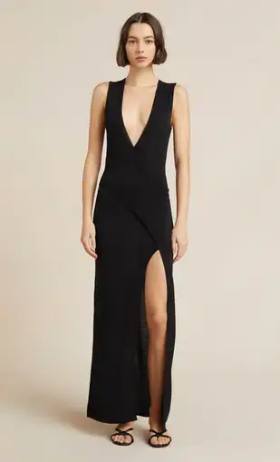Bec & Bridge Janet Knit Maxi Dress Black Size 10 / M